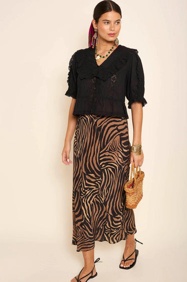 ELLERY TOP BLACK-TOP-RIXO-Debs Boutique